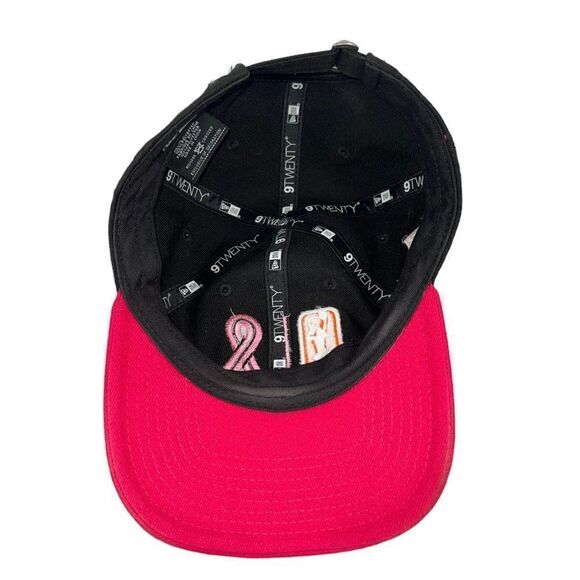 New Era 9Twenty Las Vegas Aces WNBA Breast Cancer Awareness Adjustable Hat Black - Picture 5 of 9